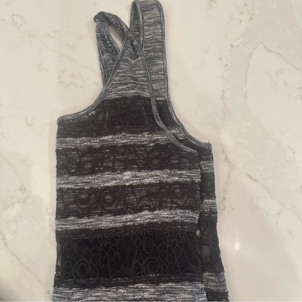 NWOT Free People black and grey maxi dress - Picture 10 of 13
